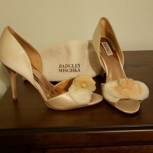 Badgley mischka pumps.  Brand new. Never worn
